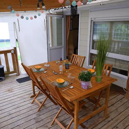 Le Carrelet Mobil Climatise Insolite & Cosy 4 A 6 Personnes Dom wakacyjny Sémussac