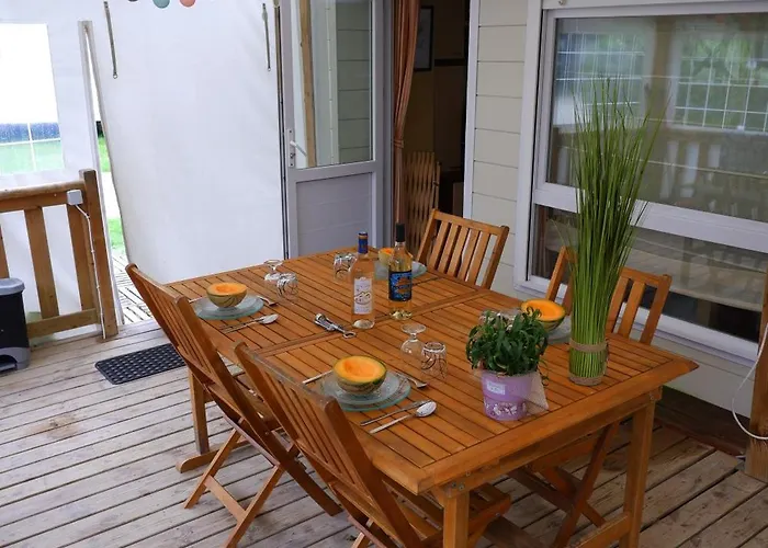 Le Carrelet Mobil Climatisé Insolite&cosy 4 à 6 Personnes Сasa de vacaciones Sémussac